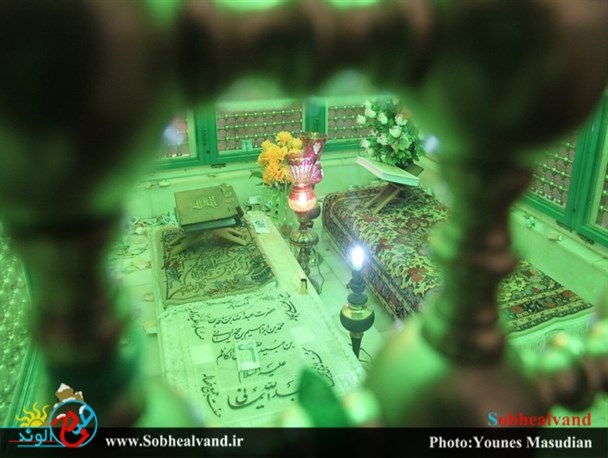 مرقد مطهر عبدالله بن موسی الکاظم (ع)؛ نگین درخشان همدان+تصاویر