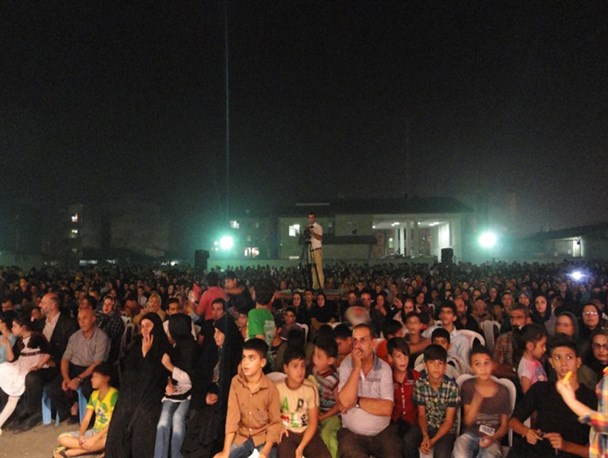 جشن بزرگ گنبد طلایی با استقبال پرشور خمامی ها برگزار شد+ گزارش تصویری