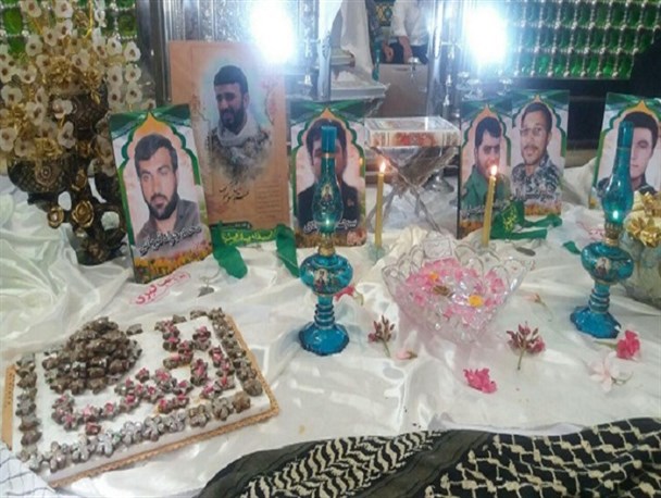 جشن عقد متفاوت زوج دولت آبادی با حضور شهدای مدافع حرم+ تصاویر