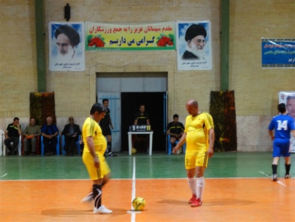 مسابقات فوتسال جانبازان خراسان رضوی به میزبانی مه ولات آغاز شد+تصاویر