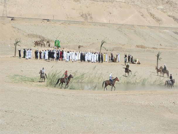 بازسازی واقعه غدیر خم در گرمسار