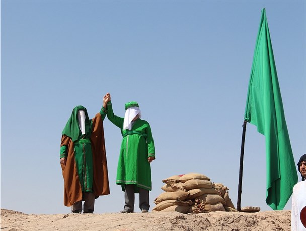 واقعه بزرگ غدیر خم در شهربابک بازسازی شد +تصاویر