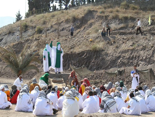 شبیه سازی واقعه غدیرخم در روستای گنجه رودبار