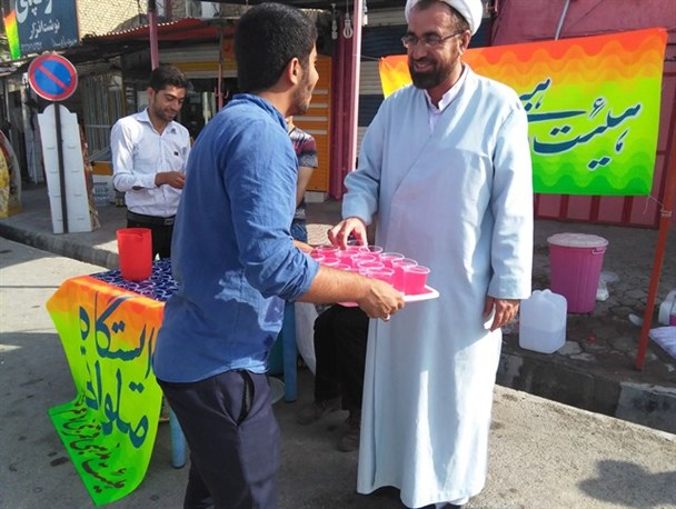 تصاویری از ایستگاه صلواتی در شهر لیکک