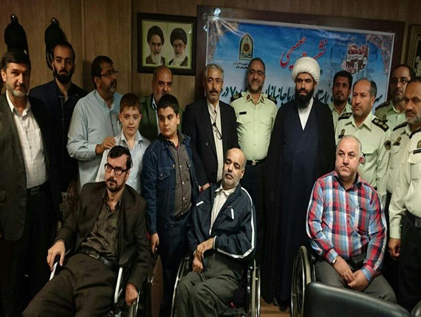 دیدار فرمانده نیروی انتظامی گیلان با جمعی از ایثارگران هشت سال دفاع مقدس