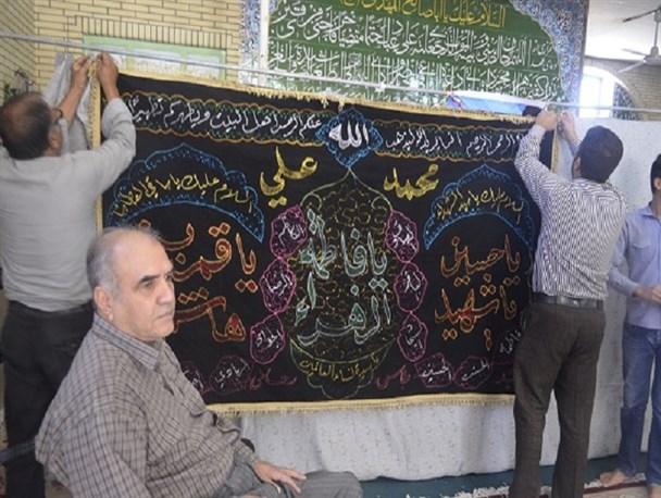 مراسم سیاه پوشان محرم در پاسارگاد برگزار شد