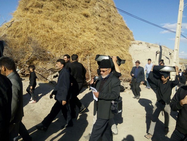 شور حسینی در روستاهای نیر + تصاویر