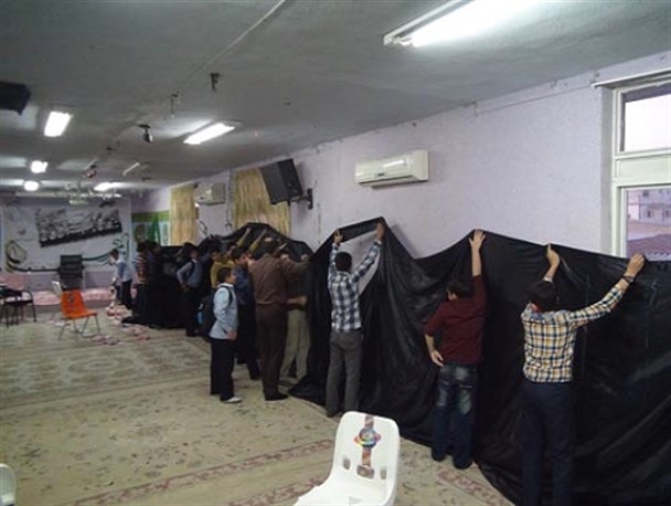 مراسم سنتی سیاه پوشان برگزارشد + تصاویر