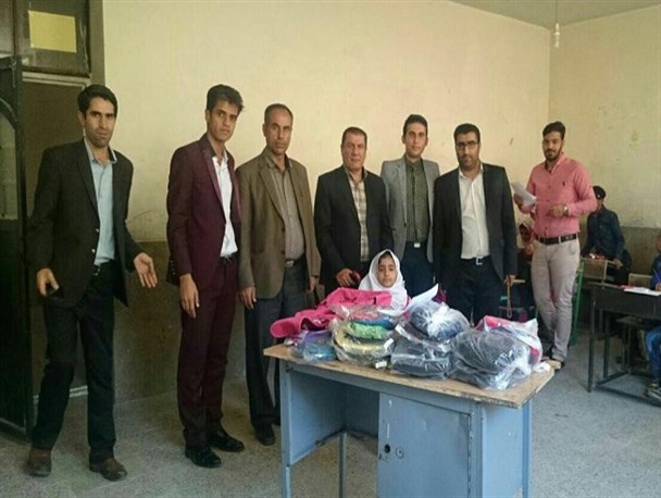 حمایت موسسه خیریه مهر آوا از دانش آموزان کم بضاعت دنا+عکس