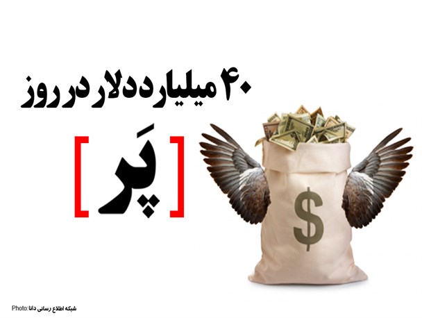 پوستر/40 میلیارد دلار در روز پَر