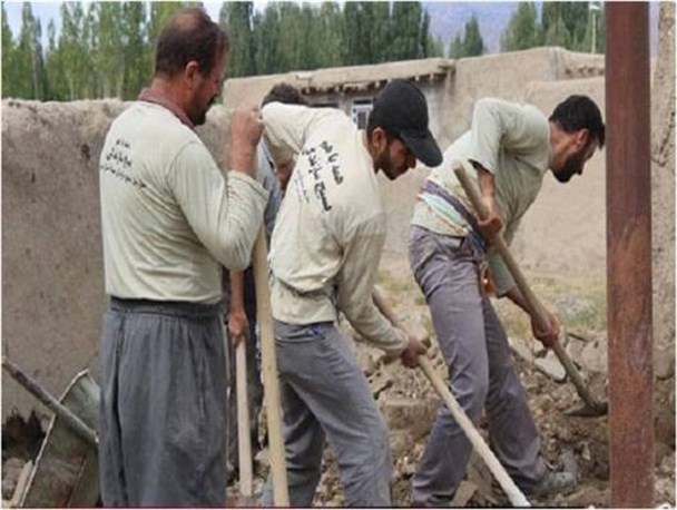 بسیج سازندگی نقش مهمی در محرومیت زدایی مناطق محروم دارد / مرمت و نوسازی مسجد روستای خاتونه بخش مرکزی سرپلذهاب