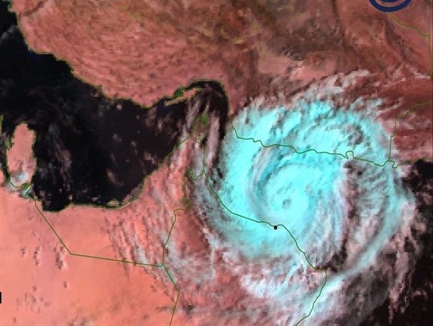 فاصله ۸۰ کیلومتری طوفان شاهین با محل احتمالی برخورد به ساحل