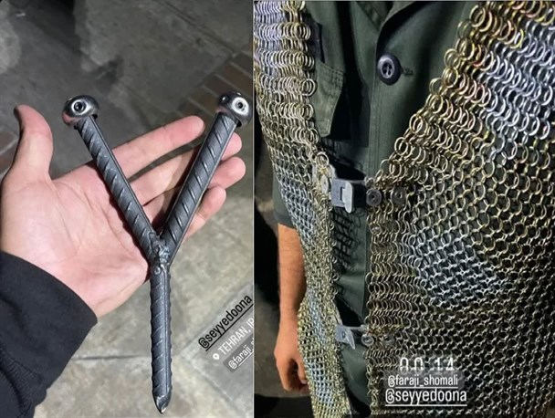 روایت کاربران از لیدرهای آشوب دانشگاه شریف/ زره و سلاح سرد برای حمله به مردم و اموال عمومی