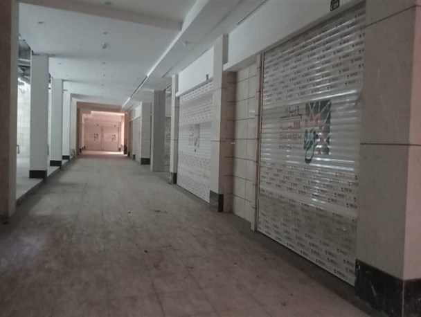 بازار بی رونق شمسه در مرکز شهر قم + تصاویر