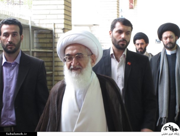 تصاویر/ دیدار آیت ا... نوری همدانی با مردم اردبیل