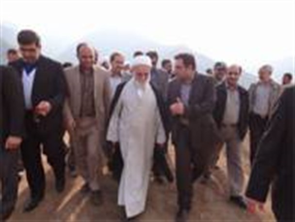 گزارش تصویری / بازدید ناطق نوری از سد نرماب مینودشت