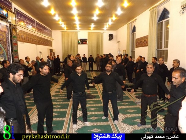 عزاداری هیئت رزمندگان اسلام هشترود در ماه محرم + تصاویر
