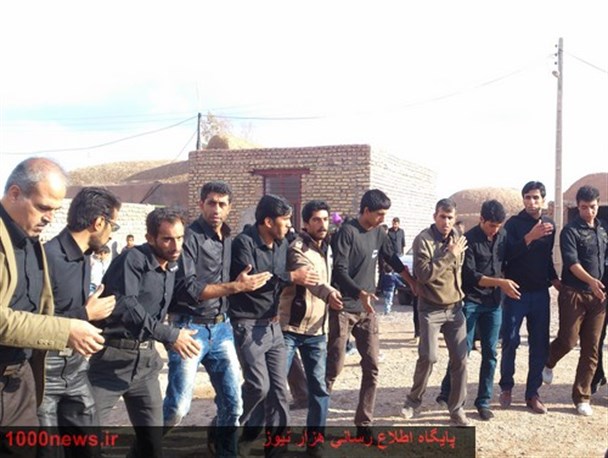 جوش سبک سینه زنی منحصر به فرد در روستاهای بردسیر+تصاویر