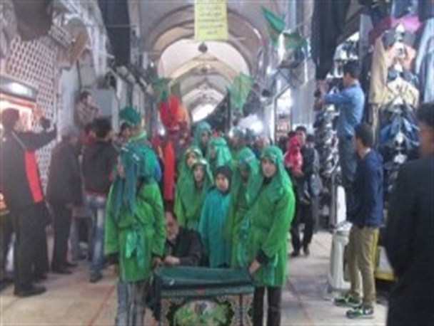 بازار تاریخی اراک میزبان تعزیه امام حسین(ع)+تصاویر