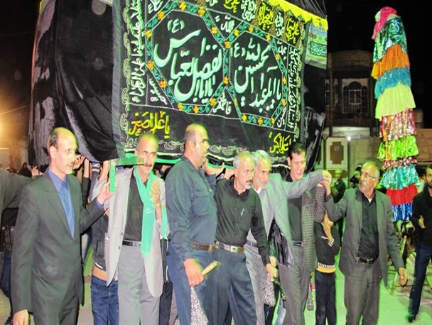 نخل گردانی تفت یزد وارد ممسنی شد