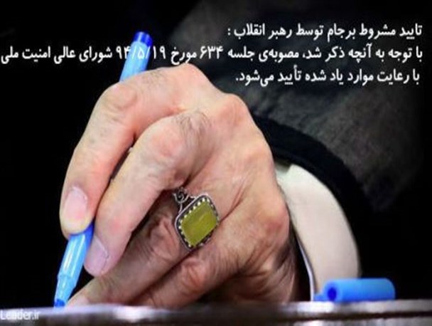 بازخوانی نامه رهبری در تایید مشروط برجام((بند هفت،تحقیق وتوسعه))