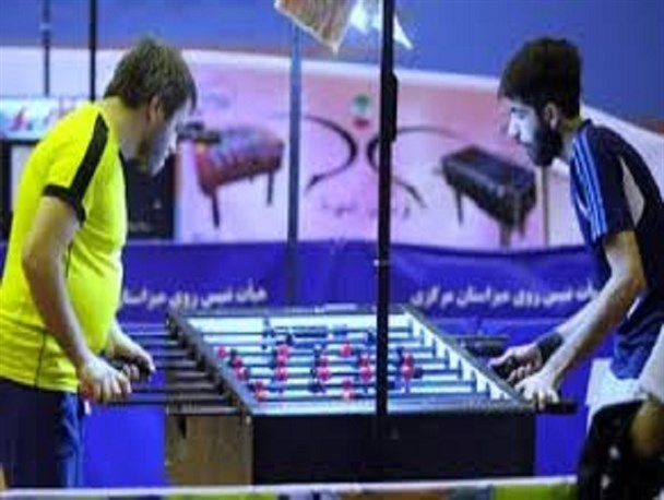 بازیکن کرمانی عنوان فنی ترین بازیکن فوتبال روی میز را کسب کرد