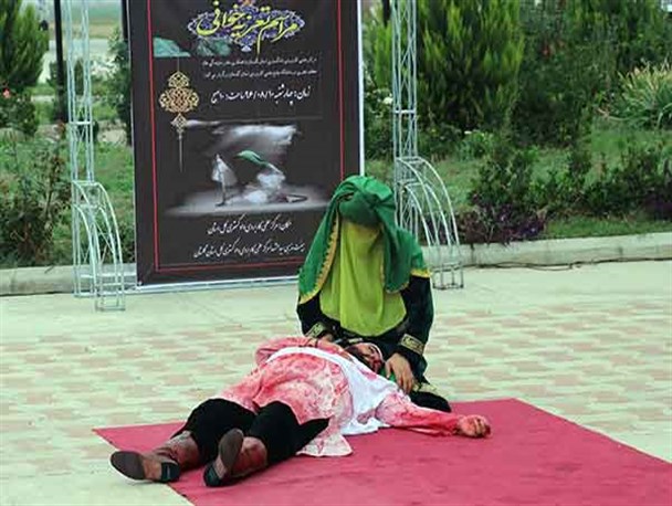 مراسم تعزیه خوانی حضرت اباعبدالله الحسین (ع)+تصاویر
