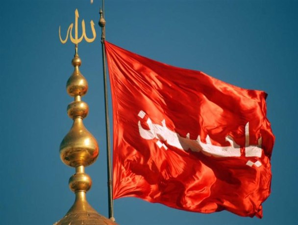 مردم سالیکنده میزبان پرچم امام حسین (ع)