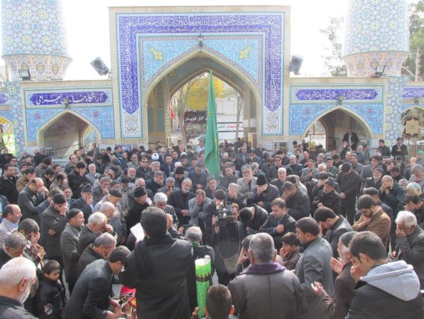 مراسم عزاداری اربعین حسینی در خمین+عکس
