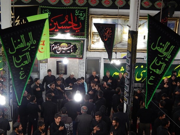مراسم شب اربعین حسینی در ماهنشان برگزارشد+گزارش تصویری