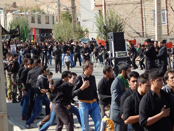 مراسم اربعین حسینی در ماهنشان برگزارشد