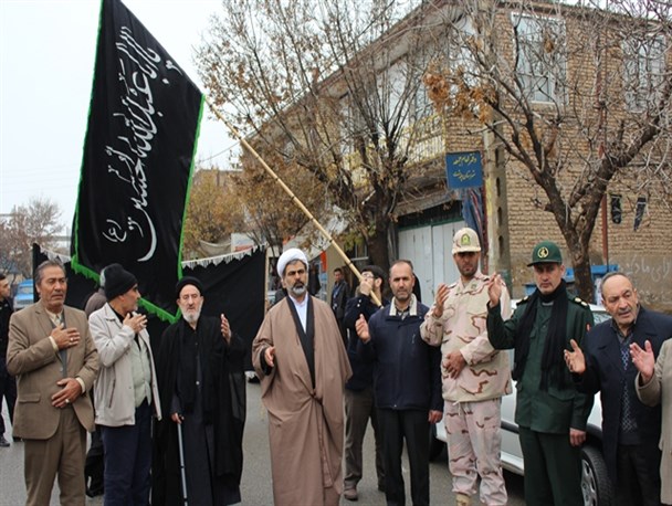 پلدشت در اربعین ثارالله به سوگ نشست