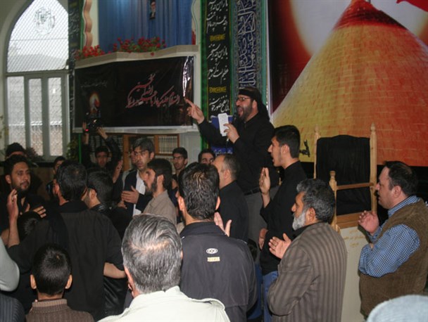 مراسم سوگواری اربعین حسینی در هرسین برگزار شد+تصویر