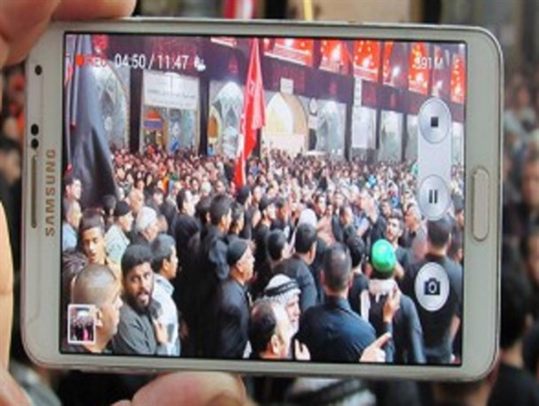 تصویری ناب از اجتماع عظیم اربعین حسینی ۹۴ در کربلا