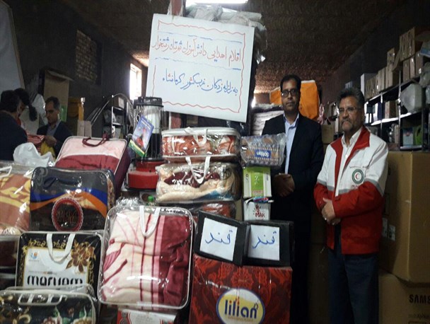کمک 450 میلیون ریالی مدارس رشتخوار به زلزله زدگان کرمانشاه
