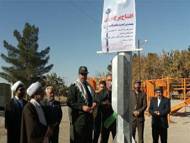 تجهیز بقعه امامزاده سید طاهر حسینی(ع) به برج نوری