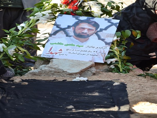 پیکر سردار رشید اسلام، سید هادی هاشمی تشییع شد+تصاویر