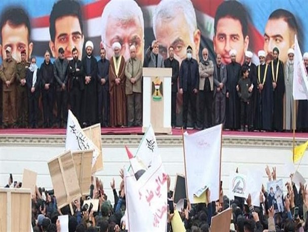 تجمع میلیونی بغداد/ چهره‌های سیاسی عراق در دومین سالگرد شهادت حاج‌قاسم چه گفتند؟