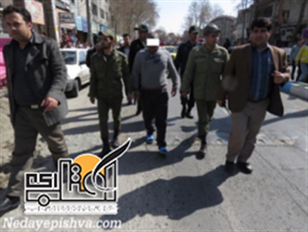 گرداندن یکی از اراذل و اوباش تحت تعقیب در شهرستان پیشوا + تصاویر