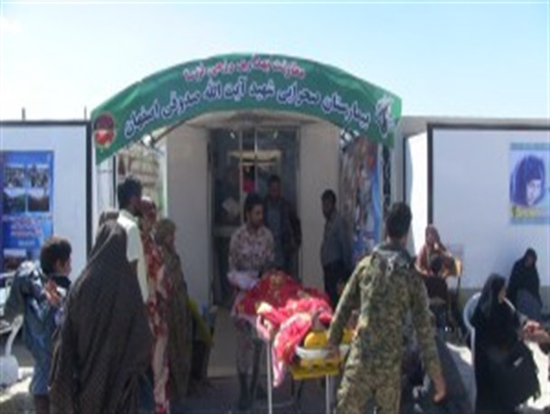 اسکان بیمارستان بزرگ صحرایی در هشتبندی میناب تمدید شد