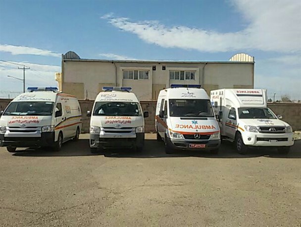 ۴ دستگاه آمبولانس به ناوگان اورژانس سرخس افزوده شد