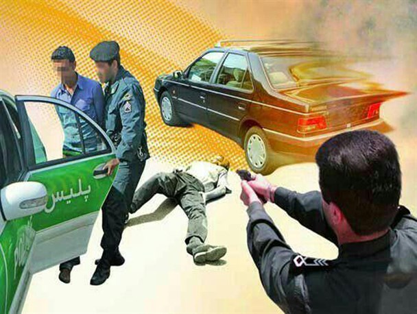 تعقیب و گریز پلیس با قاچاقچی کالا در محور بیستون به سنقر