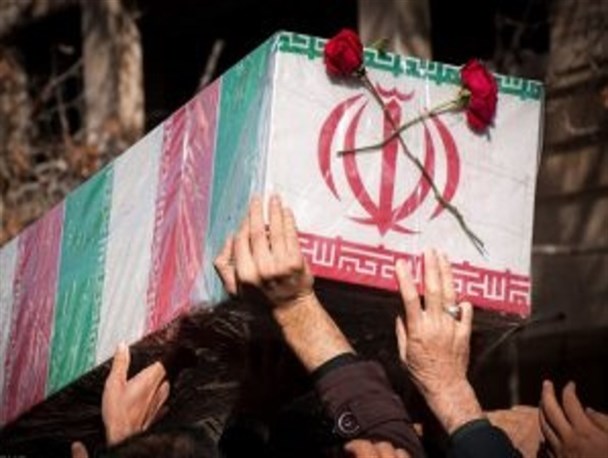 پیکر یک شهید گمنام در کرمانشاه تشییع و به خاک سپرده شد