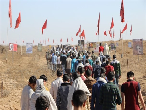 بازدید دانش آموزان استان اردبیل از مناطق عملیاتی جنوب کشور+تصاویر