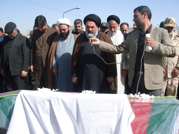 لشکر عملیاتی 22 بیت المقدس مزین به پیکر مطهر شهید گمنام شد