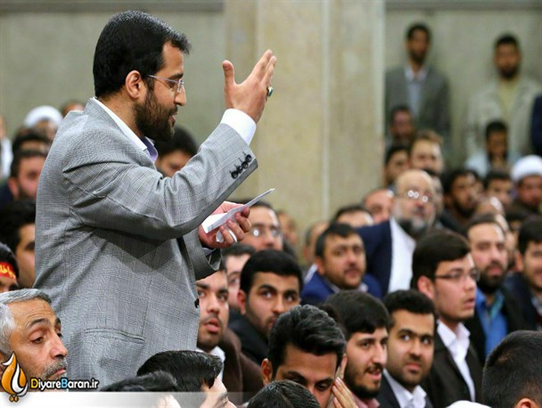 شعری که مداح گیلانی در محضر رهبر معظم انقلاب خواند + عکس