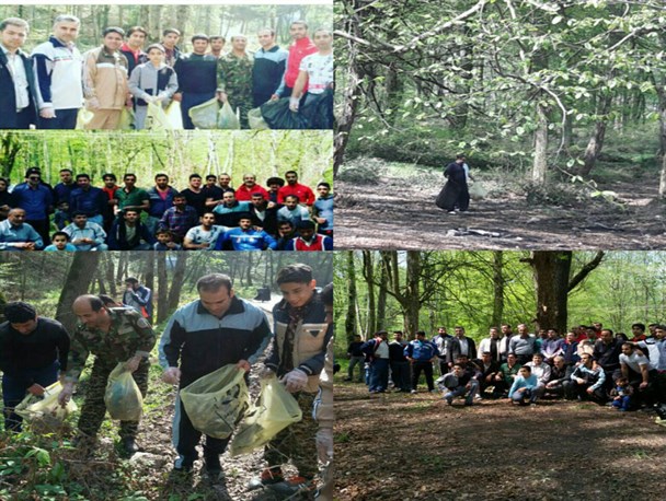 پاکسازی جنگل زیبای نرگسی در غرب گلستان + تصاویر
