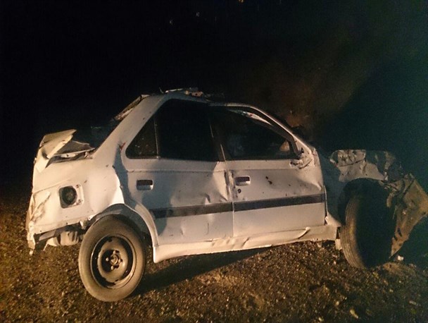 جاده های آباده طشک رنگ خون گرفت