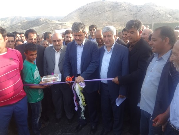 پروژه بهسازی جاده ورودی باشت افتتاح شد+تصاویر