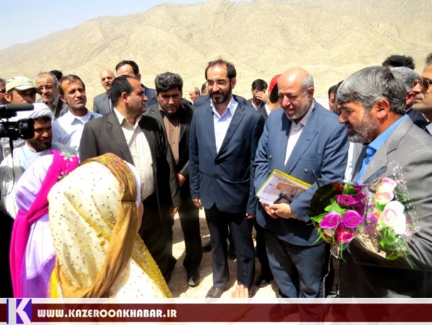 بازدید وزیر نیرو از سد نرگسی به روایت دوربین
